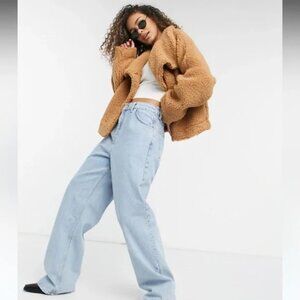 We The Free Small Izzy Wrap Teddy Sherpa Fleece Coat